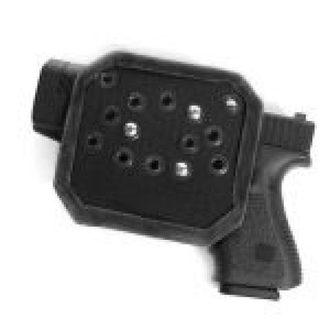 MOUNTING PLATFORM FOR HOLSTER OR GEAR - PLATFORM ONLY. 